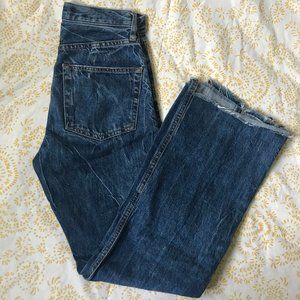 ZARA Premium Denim High-Rise Flare Jeans Size 0/2
